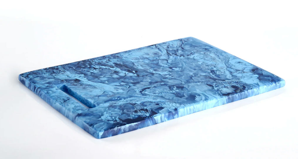Denim Swirl Chopping Board- Large