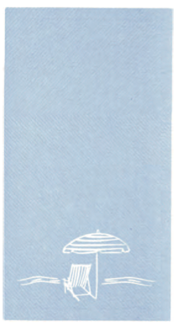 Beach Scene Guest Towel