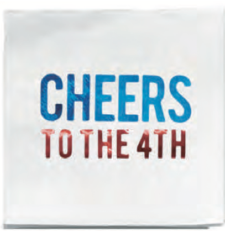 Cheers to the 4th Cocktail Napkins