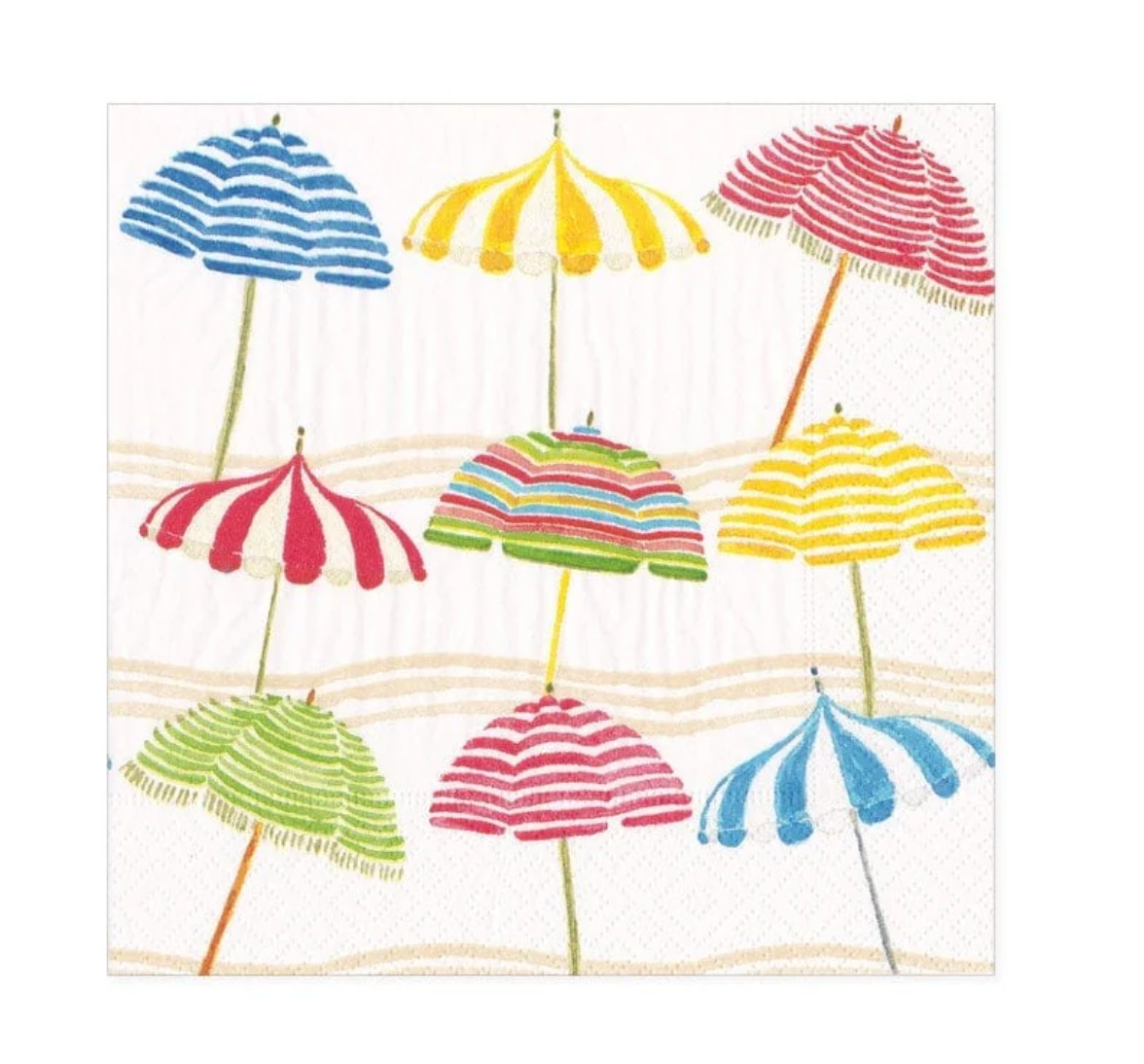 Beach Umbrella Cocktail Napkin