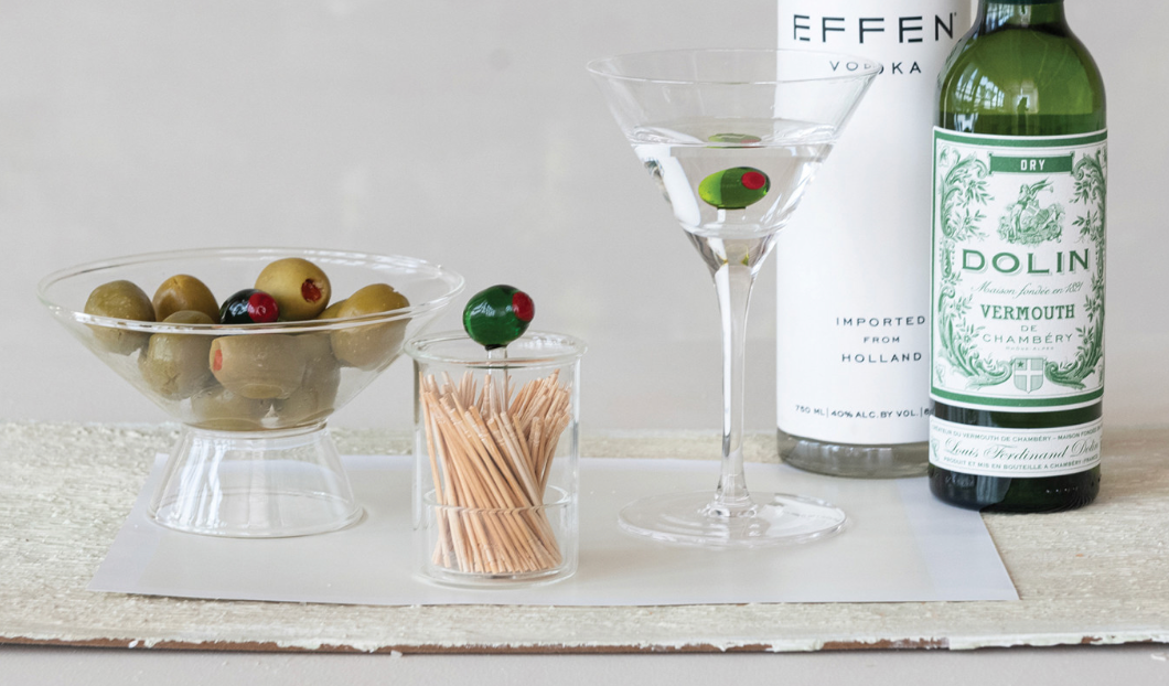 Footed Olive Bowl