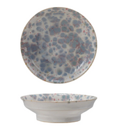 Footed Reactive Glaze Bowl