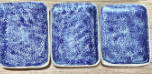 Rect Dish Sponged Cobalt