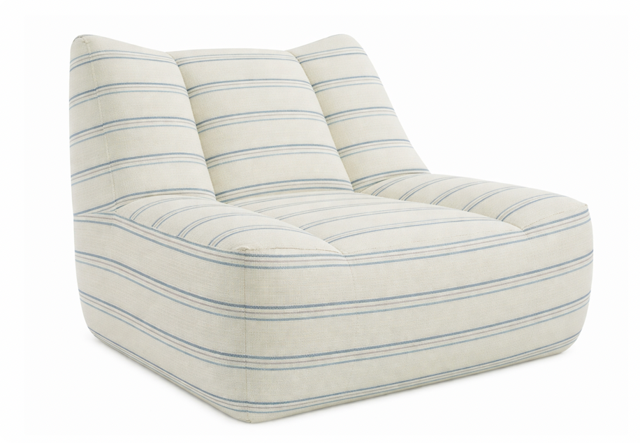 Lido Outdoor Lounge Chair/ Ice Blue Perennials