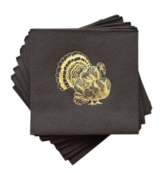 Gold Turkey Napkins