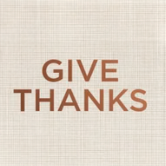 Give Thanks Napkins