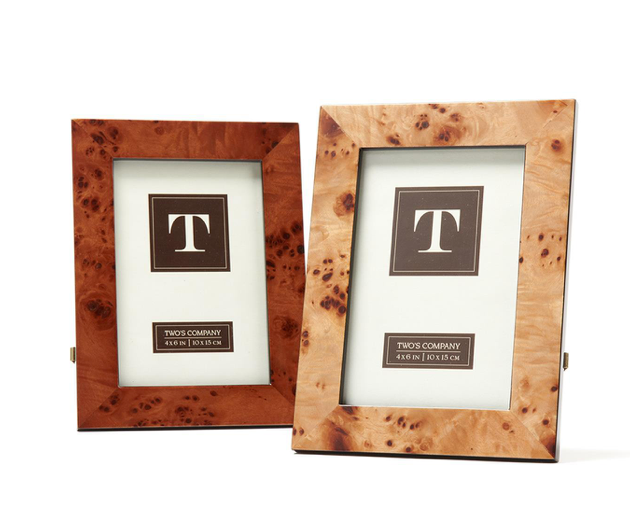 Burled Wood Frame 4x6
