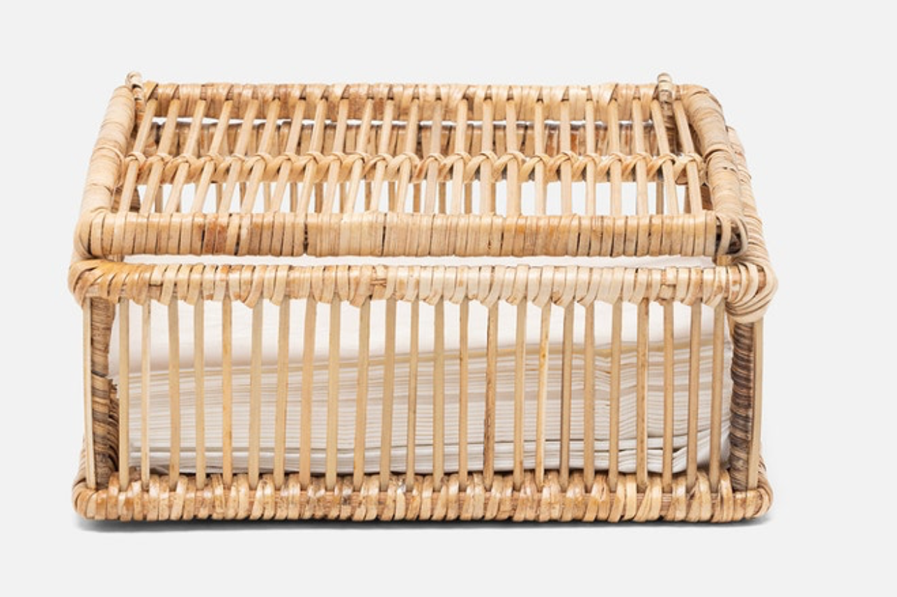 Napkin Tray /Rattan