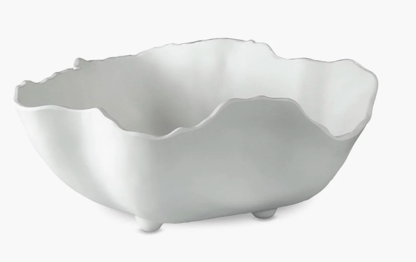 Lg Round Bowl-Melamine/White
