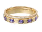 Cubic Cuff-Amethyst