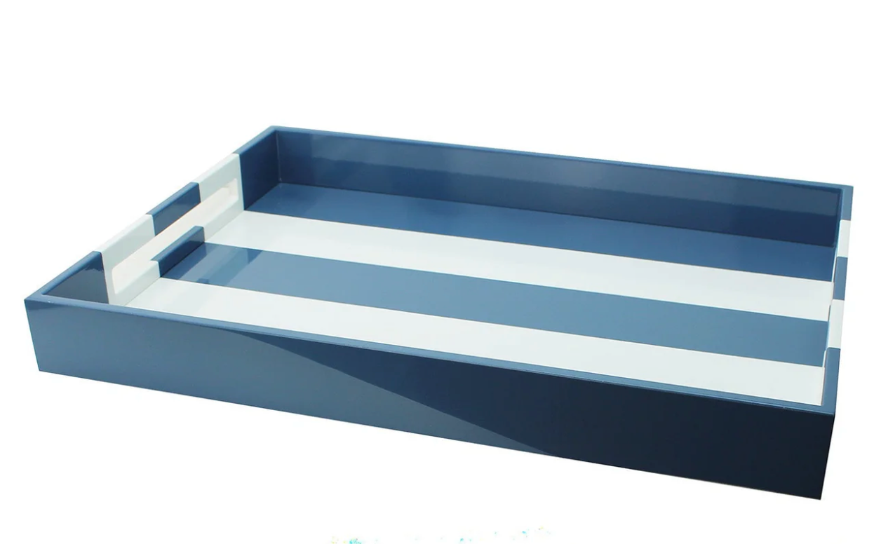 Denim Lacquar Tray