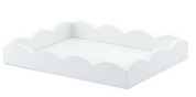 Small Scallop Tray-White