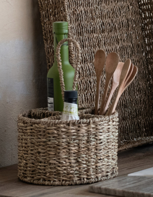 Woven Seagrass  Caddy