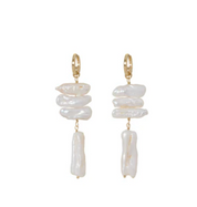 Pearl Branch Drop Earrings