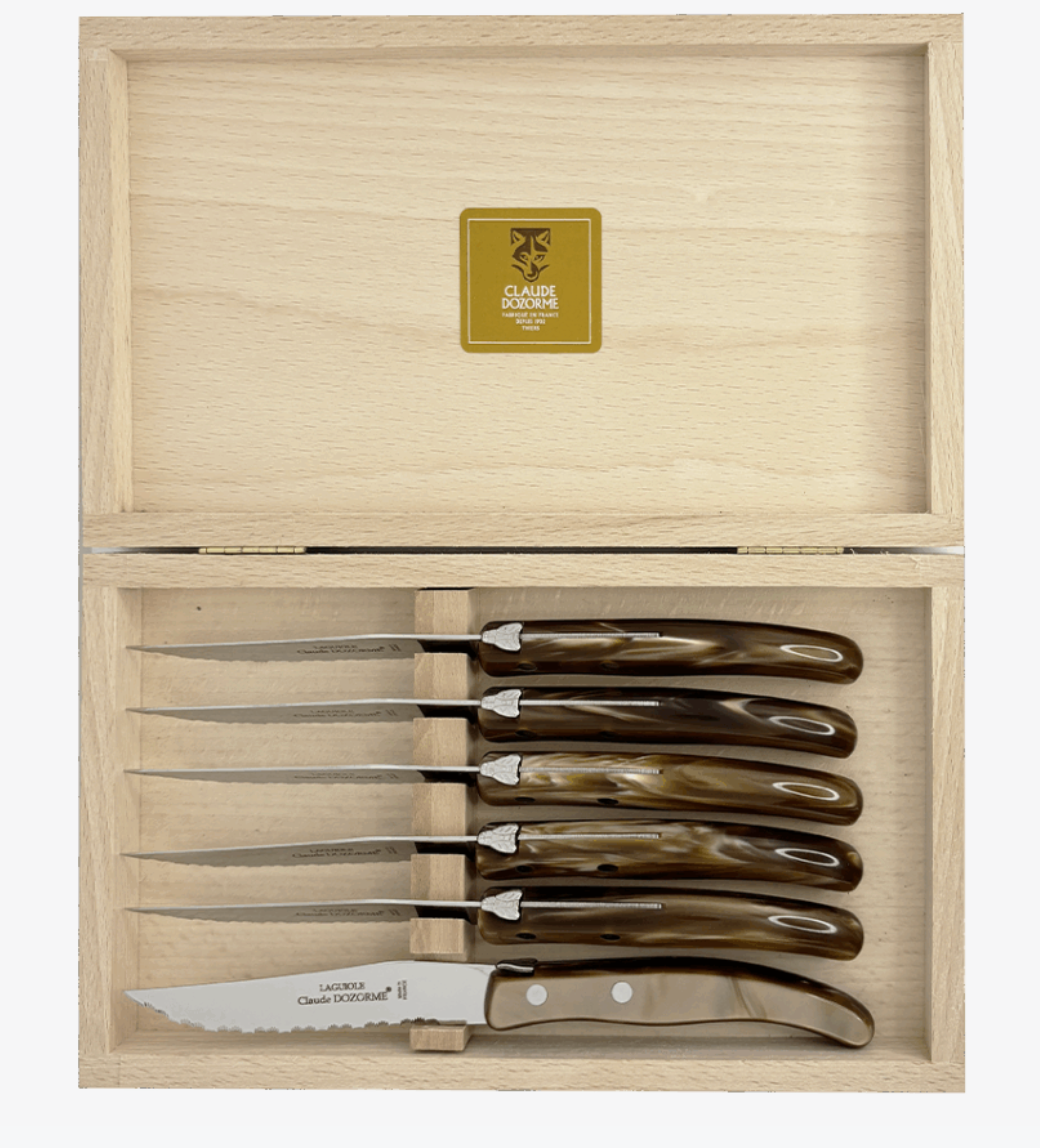 Berlingot Steak Knives- Cappuccino