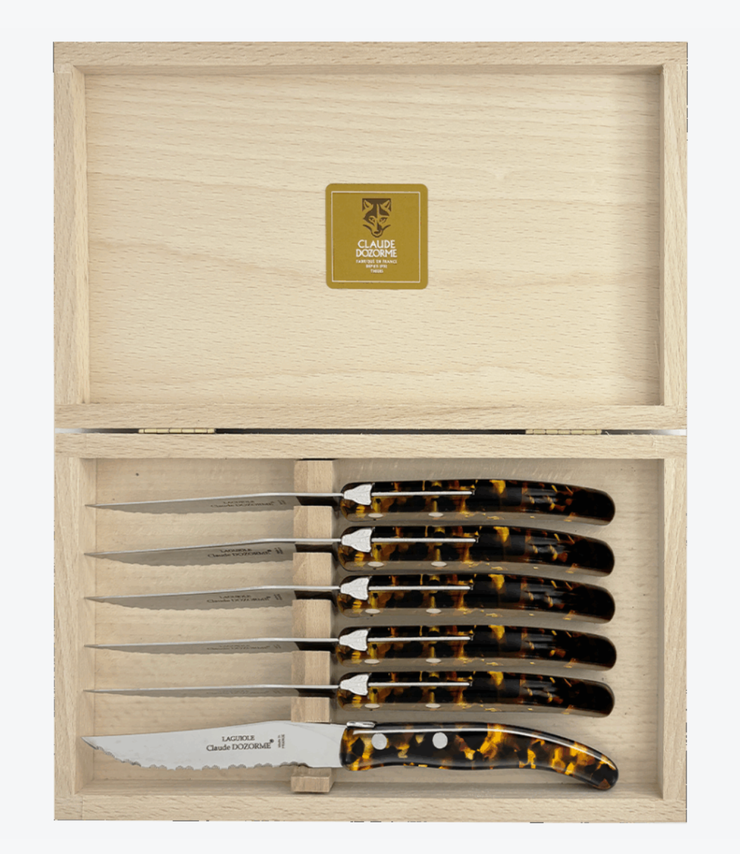 Berlingot Steak Knives- Tortoise