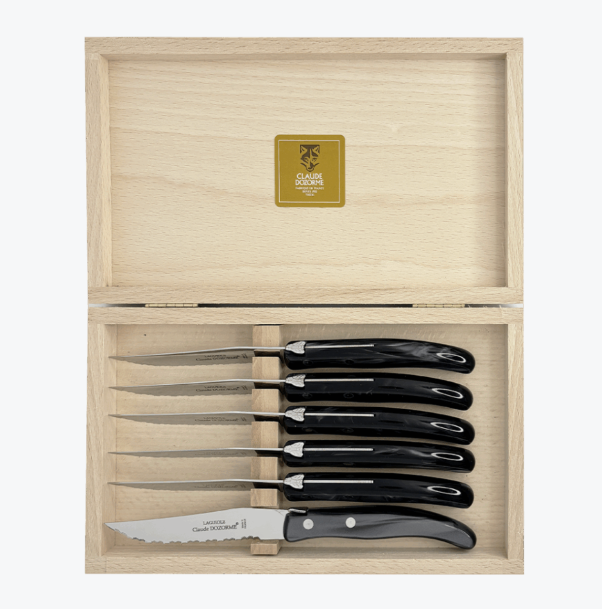 Berlingot Steak Knives-Gray