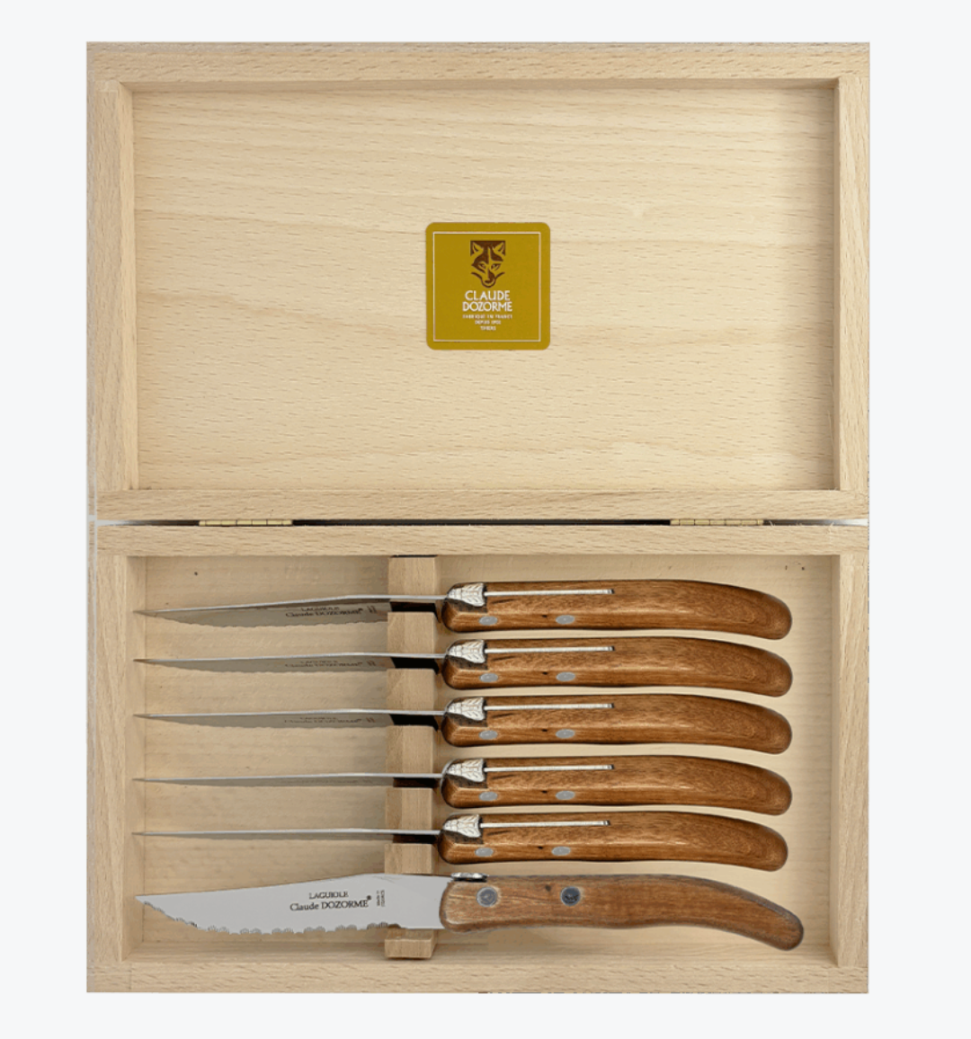 Berlingot Steak Knives -Walnut