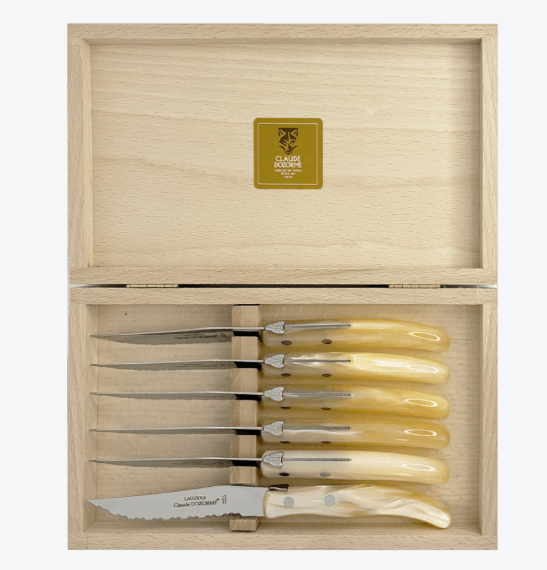 Berlingot Steak Knives -Cream