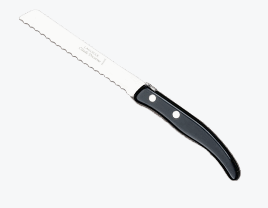 Serrated Knife-Black