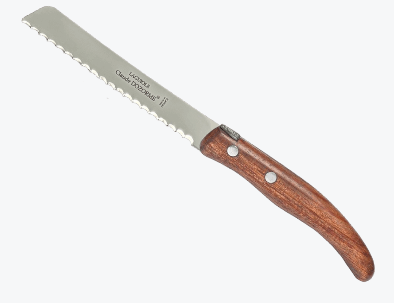Serrated Knife-Walnut